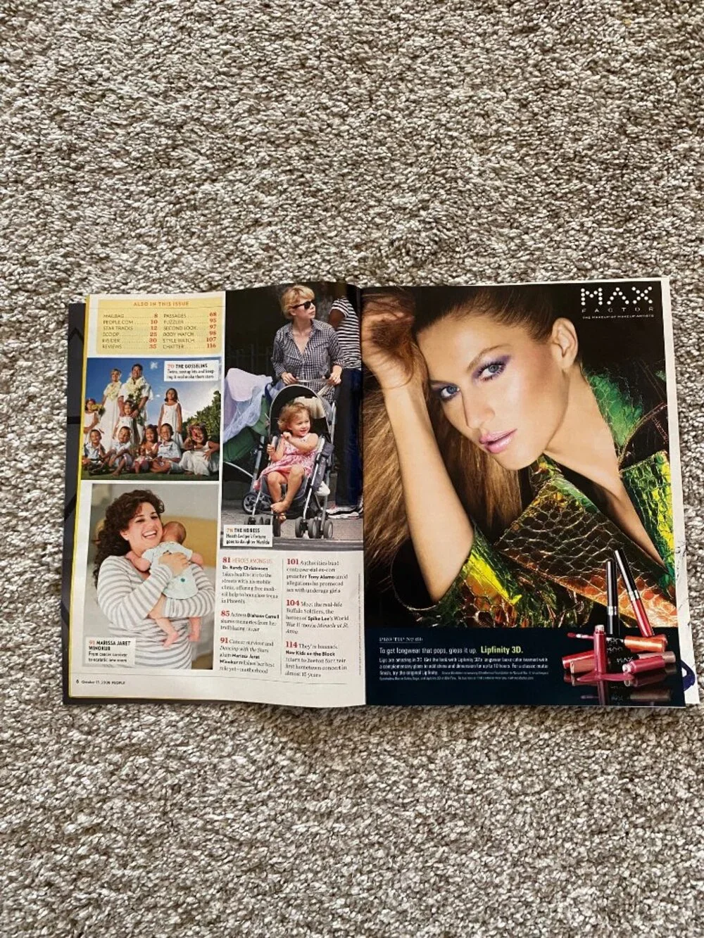 People Magazine October 13 2008 Paul Newman, Scarlett Johansson
